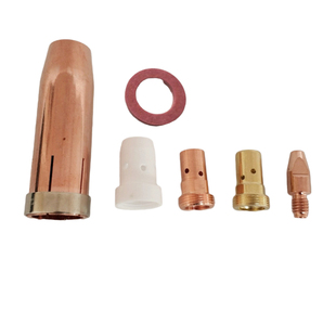 二保电焊机保护嘴宾采501D水冷焊枪绝缘垫分流器连接杆导电嘴喷嘴