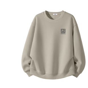 回力卫衣男生硬挺宽松圆领大码男装简约春装男士潮帅气时髦上衣C