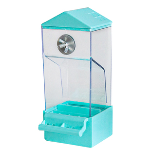 鹦鹉食盒自动喂食器谷壳分离外挂大号防溅喂鸟器神器新款抽拉底盒