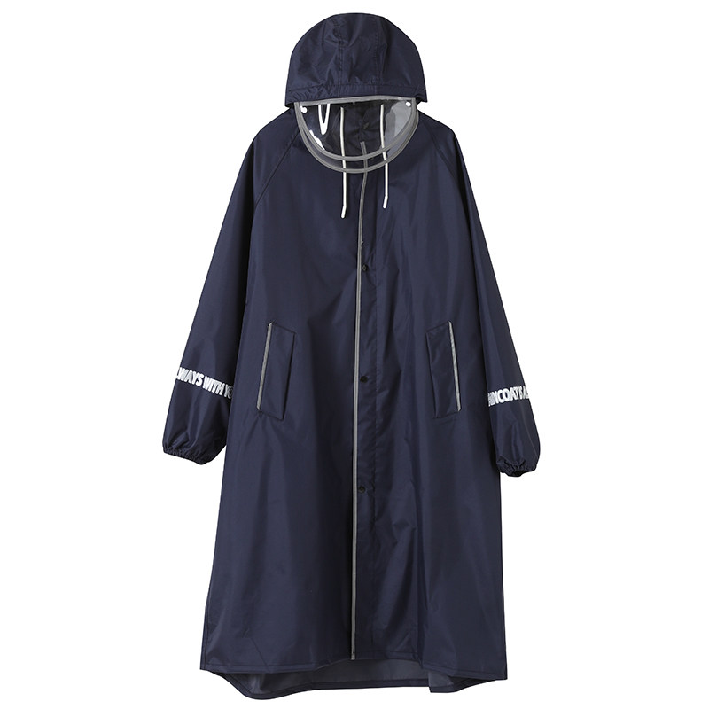 学生雨衣长款全身上学儿童雨披带书包位初中高中生大童防雨服男女