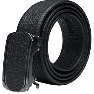 报喜鸟春季新款男士商务正装西装牛皮革皮带职场通勤黑色西裤腰带