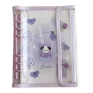 大容量存钱本日式只放钱现金收纳袋可放钱成人活页可拆卸账单明细本儿童学生零钱纸币收纳2025新款现金记账本