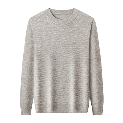 春竹高端特级纯山羊绒衫男新款