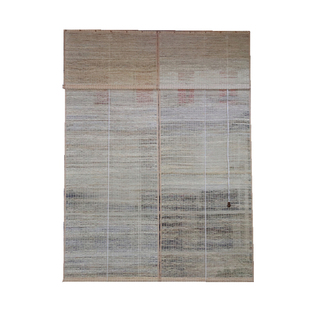 原木色中式手工夏布苎麻帘遮阳遮光卷拉式窗帘复古装饰门帘隔断帘