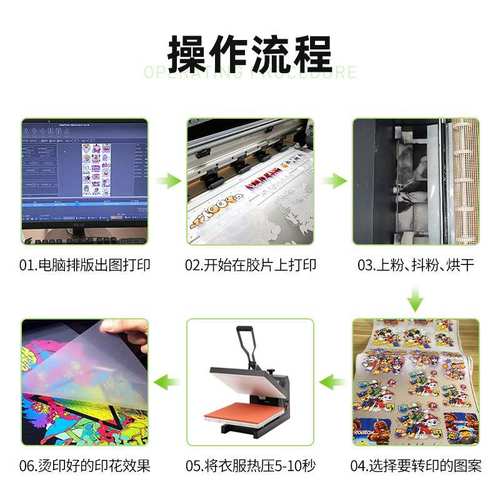 厂家白墨烫画热转印打印机T恤箱包衣服烫图案唛头数码印花打印机