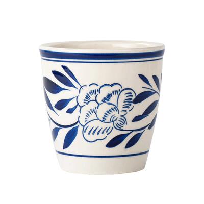 手绘青花缸家用厨房陶瓷调味罐小酱缸水缸猪油罐辣椒油罐盐罐套装