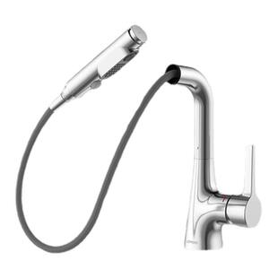 九牧卫浴多功能抽拉式按键抽拉面盆冷热水龙头32751【不包安装】