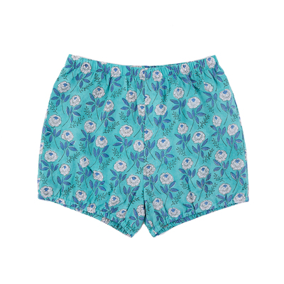 印度进口纯棉艾杨格灯笼裤花短裤