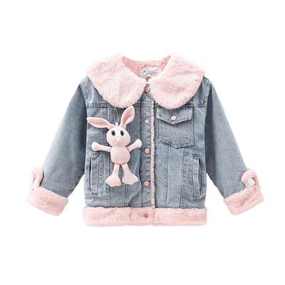 MOMOCO/玛米玛卡女加绒牛仔外套