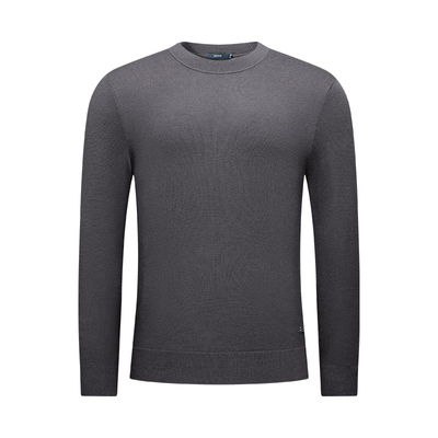 堡尼新品商务毛衣净色半高领全羊毛针织衫修身休闲内搭JS682165A