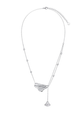 YUMMIE优米银饰流光银杏项链