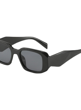 凹造型小框墨镜女潮小红书超A个性太阳镜嘻哈拍照辣妹眼镜欧美风