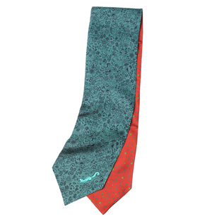 加分装点 小奢~麋鹿波点双面印花桑蚕丝细条丝巾装饰领巾KAKA特惠