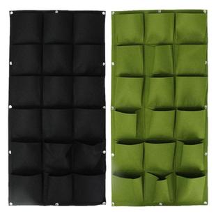 厂家直销加厚阳台壁挂式毛毡植物袋种植袋无纺布植物袋育苗容器袋