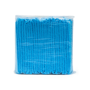 一次性帽子防尘帽头套厨房专用餐饮发网食品透气无纺布头罩网帽