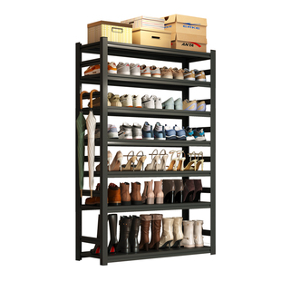 钢制鞋架多层家用门口置物架落地入户门大容量简易鞋柜铁艺鞋架子