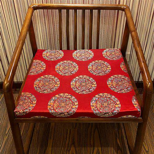 红木沙发坐垫套中式实木家具椅子加厚可拆洗高密度海绵垫防滑定u.