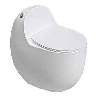 红林鸟家用鸡蛋型马桶普通大管道坐便器虹吸式陶瓷防臭静音防堵塞
