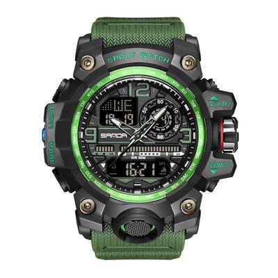 电子手表男款多功能军表