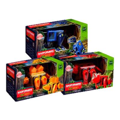 MAGFORMERS麦格弗恐龙磁力片积木