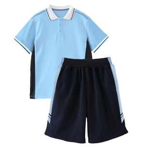 江西南昌市初中新款校服夏装薄款透气柔软休闲套装短袖短裤运动服