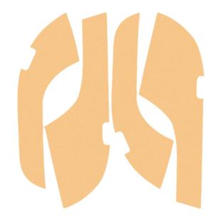 适用于雷克萨斯RX350h/ES200/NX260车门防踢垫改装皮革内饰防护垫