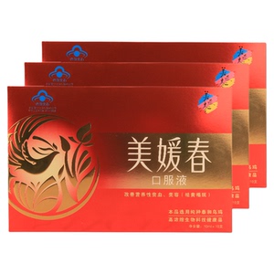 美媛春补血口服液黄芪阿胶乌鸡补气补铁美容改善祛黄褐斑女性官方