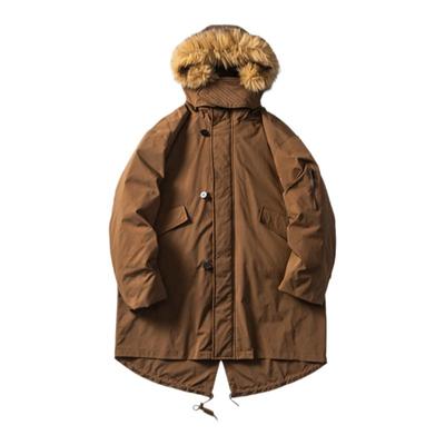 TIRED宽松连帽休闲羽绒服