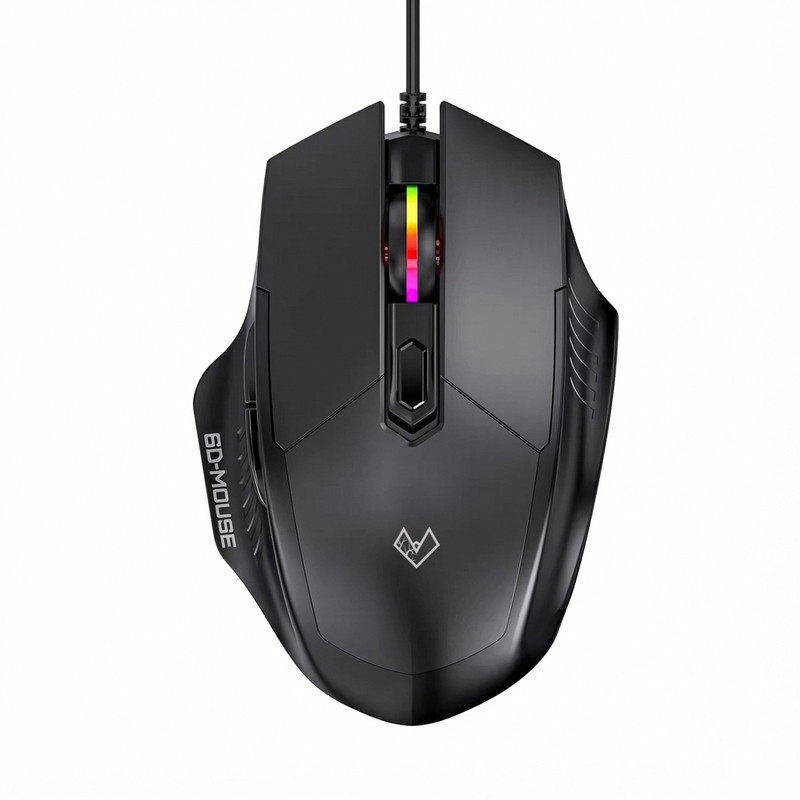 【咖加猫】USB6键全新静音有线鼠标电脑笔记本电竞游戏机械MOUSE