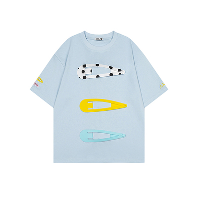 DARKAGE原创可拆卸大发夹短袖T恤