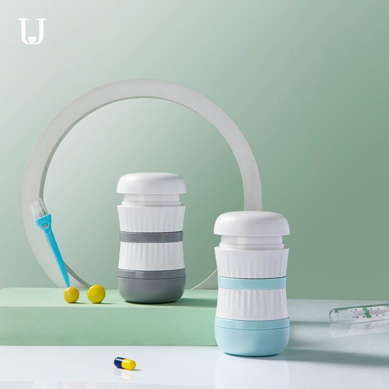 新品 切药器磨粉剪药片碾碎研磨神器分药盒二分一掰分割家用三分