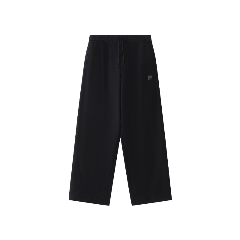 FILA FUSION斐乐潮牌针织长裤男子2026秋季新款宽松纯棉休闲裤子