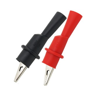 大号鳄鱼夹万用表表笔通用鳄鱼夹表棒连接测试夹子电源夹护套通用