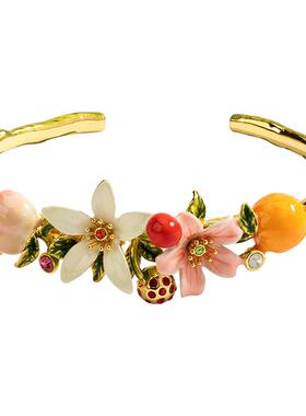 JuicyGrape水蜜桃桔子手镯法式