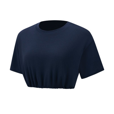 Jersey 女士训练平纹针织加短款短袖 T 恤丨lululemon丨LW3KGNS