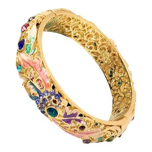 北京景泰蓝镯子珐琅手镯古风饰品故宫文创礼品纪念品送女友送妈妈