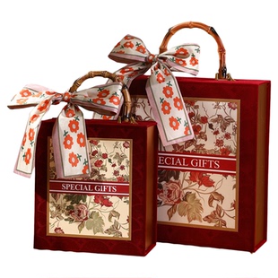 年会伴手礼送员工客户檀木梳按摩梳子礼盒套装新年礼物养生伴手礼