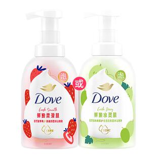 【官方直营】多芬沐浴泡泡果奶泡果酸滋润持久留香400g