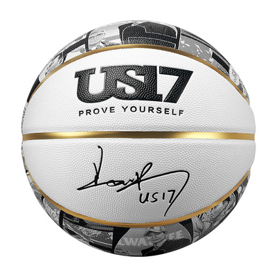 US17易建联退役致敬主题篮球
