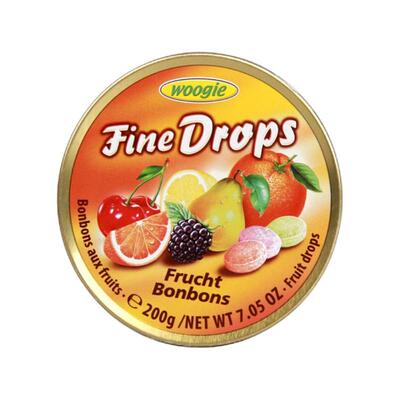 Woogie什锦水果味铁盒水果味硬糖