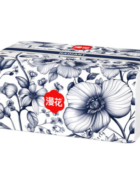 漫花中国风抽纸宿舍家用卫生纸