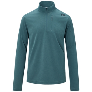 HELLY HANSEN/HH 26春男款专业运动吸湿速干透气半拉链长袖T恤