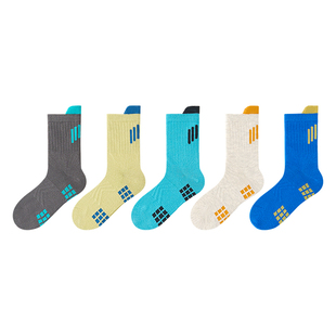 儿童袜子长筒新疆长绒棉运动袜男童春秋提耳高筒袜中大童篮球棉袜