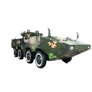 大型坦克国防军事装甲运兵车模型可开动驾驶基地展览教育国防演练