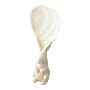 日本Francfranc兔子饭铲日本饭勺家用小兔子可立式不粘饭铲