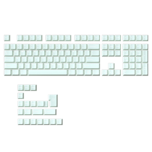 【顺丰】黑吉蛇汉白玉键帽绿色原厂高度双色128键小全套机械键盘