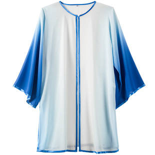 古韵中华水墨太极服女太极披纱中国风太极拳练功服男新款飘逸