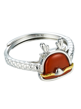 S925南红萌龙生肖戒指