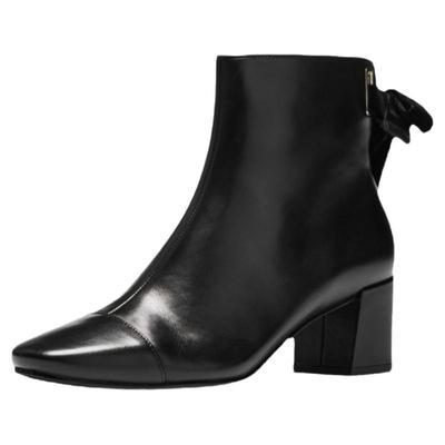 LuxuryRebel粗跟欧美风短靴