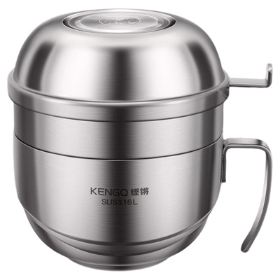 德国316L不锈钢快餐杯饭盒汤饭碗